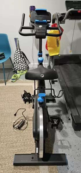 Ech01-ex3-red Echelon Connect Ex-3 Cardio Exercise Bike - Blue Stationary Cycling #2