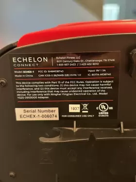 Echex-1-006074 Echelon Connect Ex-1 Smart Fitness Bike - Black Red Local Pickup #2