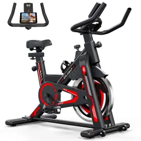 Eulumap 294020600577 Exercise Bike-stationary Indoor Cycling Bikes For Home Gym With Ipad Mount &c