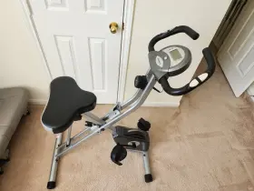 Exerpeutic 114150120000594 Foldable Spinning Exercise Bike - Used
