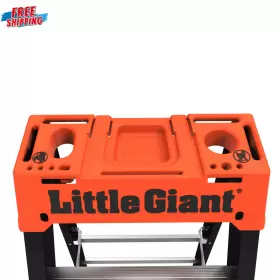 117041111100099 Exerpeutic Little Giant 5 Ft. Safe Frame Step Ladder #3