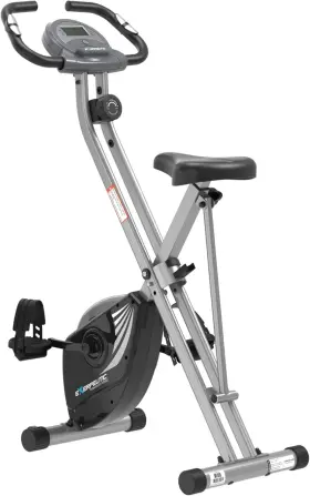 Exerpeutic 313028960943 Foldable Exercise Bike 8 Levels Of Resistance Stationary Bicycle Wit