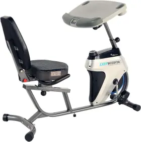 Exerpeutic 710638681204 2500 Bluetooth 3 Way Adjustable Desk Recumbent - Scratch And Dent