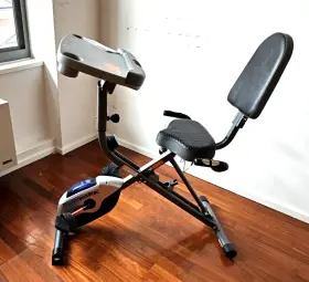 Exerpeutic 7150 Exerwork 1000 Fully Adjustable Computer Tray Folding Exercise Bike