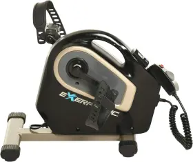 Exerpeutic 888115041077 2000m Motorized Under Desk Exercise Bike - Electric Legs And Arms Pedal Exerc