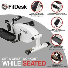 3040 Fd Products Inc. Under Desk Bike Pedal Machine With Magnetic Resistance Underdesk Elliptical #3