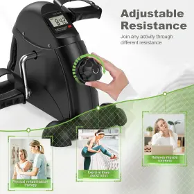 Feierdun 726084476585 Mini Exercise Bike Under Desk Pedal Exerciser For Arm/leg #3