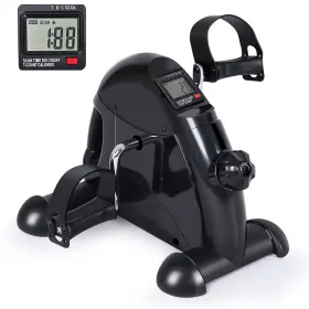 Feierdun 740207702085 Mini Exercise Bike Under Desk Pedal Exerciser Portable Foot Cyc