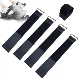 O9-3ovs-edly Ffjpp 4 Pcs Ellipse Leg Exerciser Pedal Straps Suitable For Under Desk Seated E