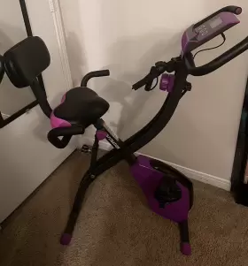 F13709154000 Fitnation Upright And Recumbent Flex Bike Express Purple - Used Only Twice