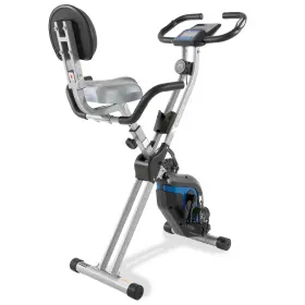 136419 Fitness Compact Folding Stationary Bike With Magnetic Resistance 250lb Limit