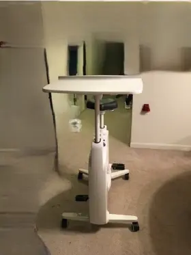 Flexispot 313038137151 Exercise Bike All-in-one Desk Indoor Cycling
