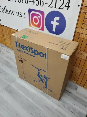 Flexispot 500574039779 Deskcise Pro V9 Two-in-one Exercise Desk Bike-white #2