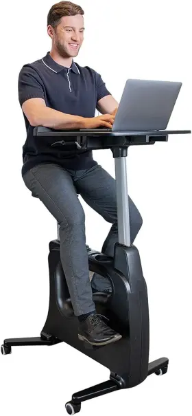 Flexispot 810000740796 3-in-1 Exercise Bike Under Desk With Pedal Exerciser Movable
