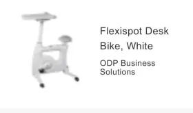 Flexispot V9w-max Desk Bike White Adjustable Magnetic Resistance