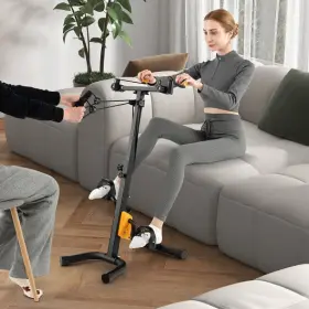 Folding Pedal Exercise Bike Adjustable Resistance-yellow - Color 473511069394 With #2