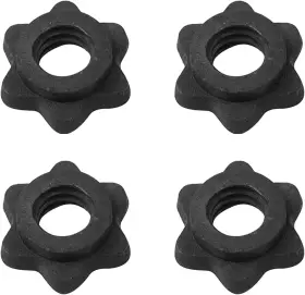 16324634693899 Gezichta 4pcs Spinlock Collars 1 Inch Standard Dumbbell Hex Nut Rod