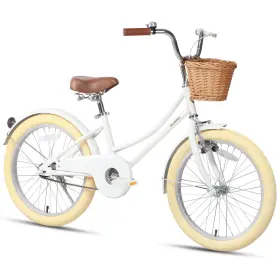 B0b428l7x1 Glerc Little Molly 20 Inch Kids Retro Cruiser Bike Girls 7-13 Years With Basket