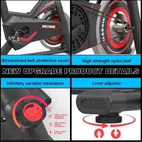 Goflyshine 445030964954 Exercise Bikes Stationary Bike For Home Indoor Cycling C #3