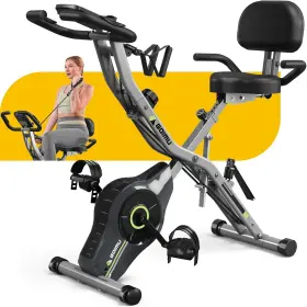 0605-0460-0479  Goimu Exercise Bike 5 In 1 Foldable Stationary For Seniors Adjustable Resistance