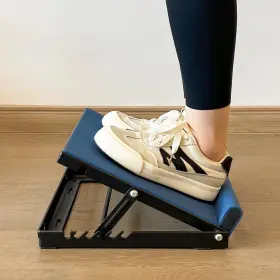 Goodlan 722772113893 Adjustable Foot Incline Board Calf Stretching Wedge Exercise Equipment Blue