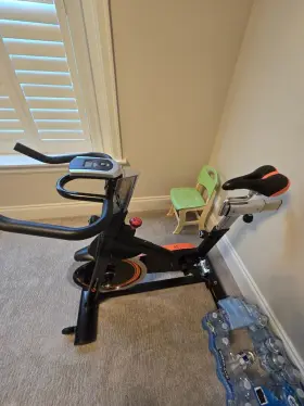 S312-spa23896 Goplus Exercise Bike Stationary Belt Drive Indoor Cycling Home Gym Cardio #3