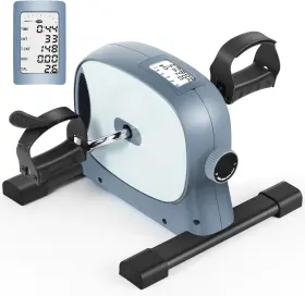 Goredi 691195664933 Under Desk Bike Pedal Exerciser Portable Mini Exercise With Lcd Display
