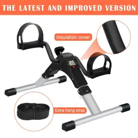 Goredi 717981124075 Under Desk Bike Pedal Exerciser Upper And Lower Peddler For Seniors W #2