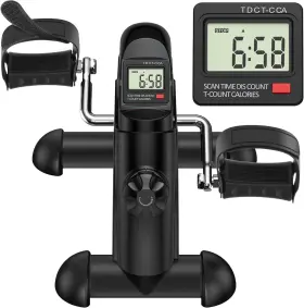 Goredi 723269906653 Under Desk Bike Pedal Exerciser Portable Mini Exercise With Lcd Display