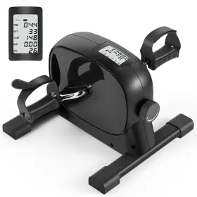 Goredi 724725679821 Under Desk Bike Pedal Exerciser Portable Mini Exercise With Lcd Display