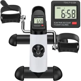 Goredi 768383224115 Under Desk Bike Pedal Exerciser Portable Mini Exercise With Lcd Display