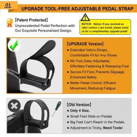 Goredi 768383224122 Under Desk Bike Pedal Exerciser Portable Mini Exercise With Lcd Display #2
