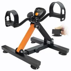 Goredi 768556560088 Under Desk Bike Pedal Exerciser Adjustable Heights And Foldable Cycle Exercise