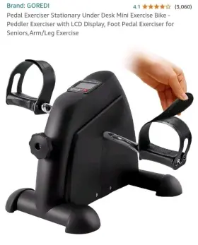 Cm241b2 Goredi Under Desk Mini Exercise Bike