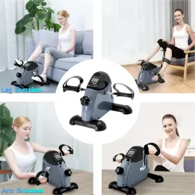 Us-x1503 Green Joy Mini Exercise Bike Under Desk Pedal Exerciser Portable Foot And Arm Cycle Lc #3