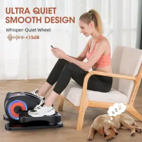 Gugttr 735881198903 Under Desk Elliptical Electric Seated Pedal Exerciser Quiet And Orange #2