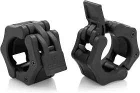 Hacuba Fitness 850046821035 Olympic Barbell Clamps Collars Quick Release 2 Inch Black