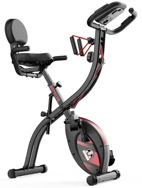 Hapbear 796345961464 Folding Exercise Bike Magnetic Foldable Stationary 3 In 1 Mode