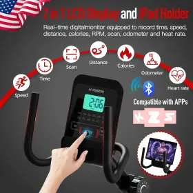 Hr-b12 Harison Arison Magnetic Recumbent Exercise Bike With Arm Exerciser For Adult And Seniors #2