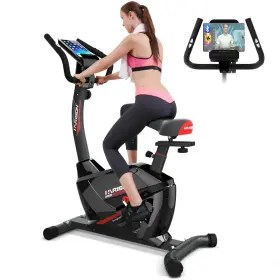 Harison Hr-b6 Magnetic Upright Exericse Bike With Bluetooth For Home 350 Lbs Capacity