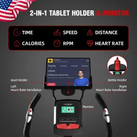 Hr-b7 Harison Magnetic Exericse Bike With Bluetooth Upright Lcd Monitor #3
