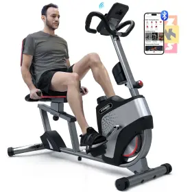 Hr-b8-baqus Harison Semi Commercial Recumbent Exercise Bike With 400 Lbs Capacity Magnetic Recum