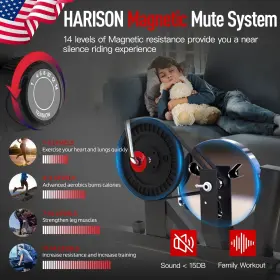 Hr-b8 Harison Magnetic Recumbent Exercise Bike Bikes For Adult And Seniors #2