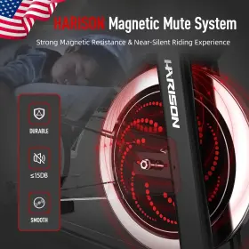 Hr-x12 Harison Magnetic Exercise Bike With Bluetooth For Home Tablet Holder #2
