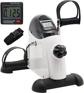 Hausse 445005438473 Portable Exercise Pedal Bike For Legs And Arms Mini Peddler With Lcd D