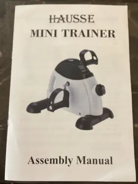 Hausse 671072402926 Portable Adjustable Mini Trainer Exercise Pedal Bike With Lcd Display Peddler