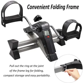 Jtq01agm Hausse Folding Exercise Peddler Portable Pedal Exerciser With Electronic Display #2