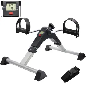 Jtq01agm Hausse Folding Exercise Peddler Portable Pedal Exerciser With Electronic Display