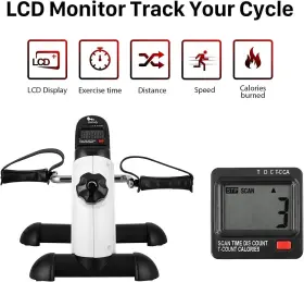 Himaly X1509-mini Mini Exercise Bike Under Desk Pedal Exerciser Portable Foot Cycle #2