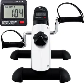Himaly X1509-mini Mini Exercise Bike Under Desk Pedal Exerciser Portable Foot Cycle